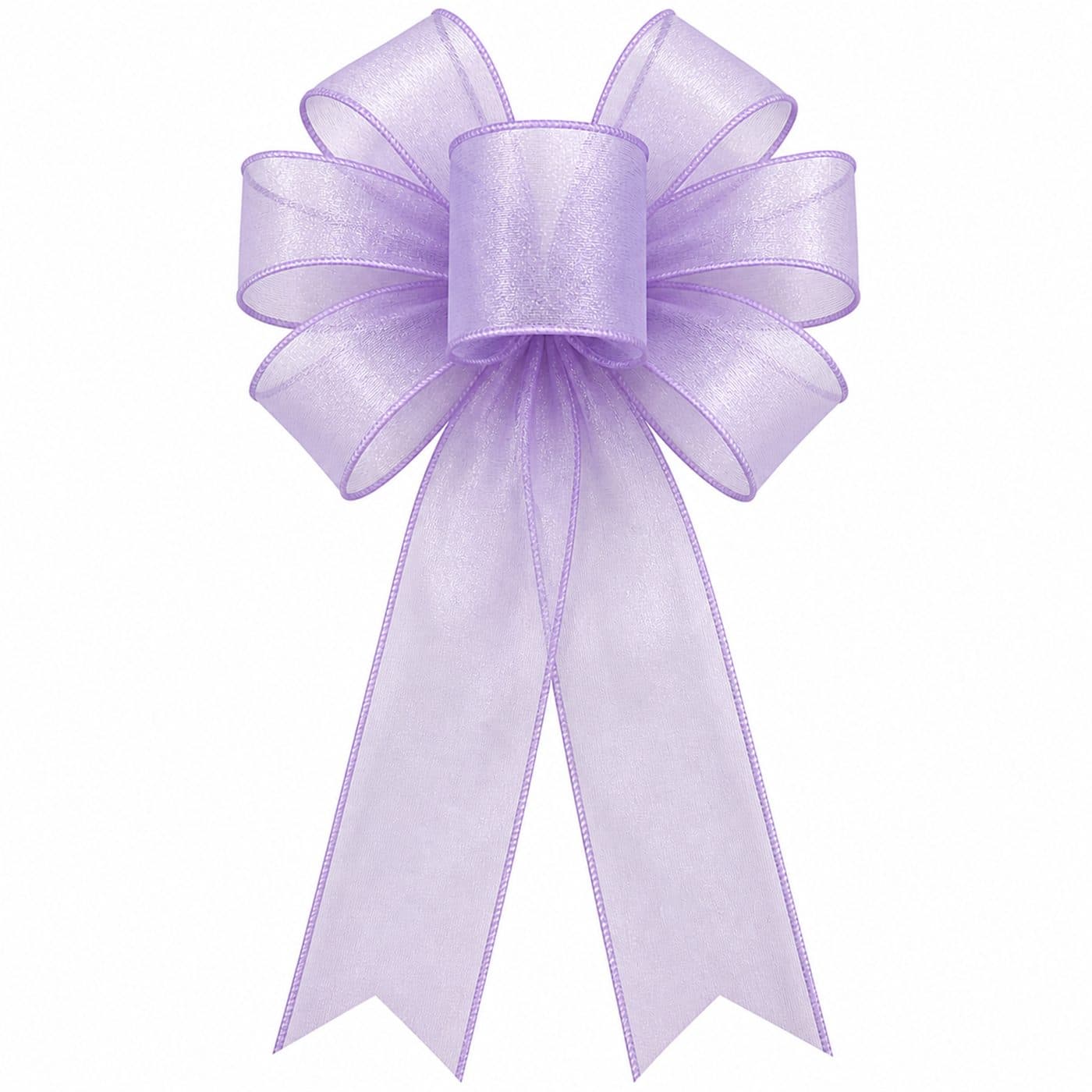 Lavender Sheer Bow