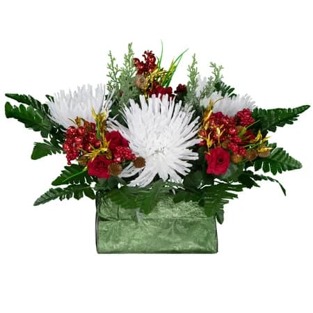 Red Gold and White Christmas Mix
