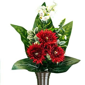 Red Chrysanthemums