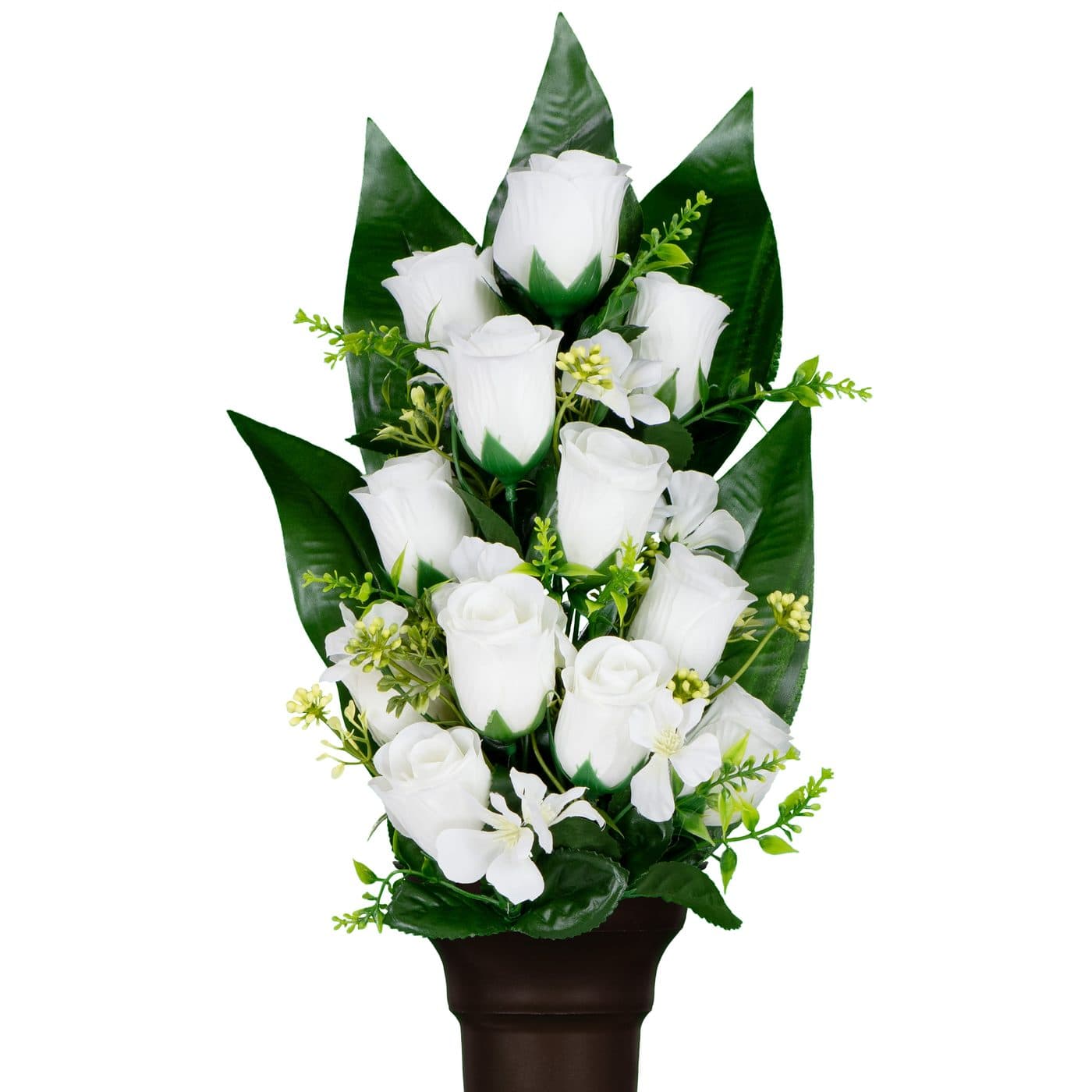 White Roses with Jasmine