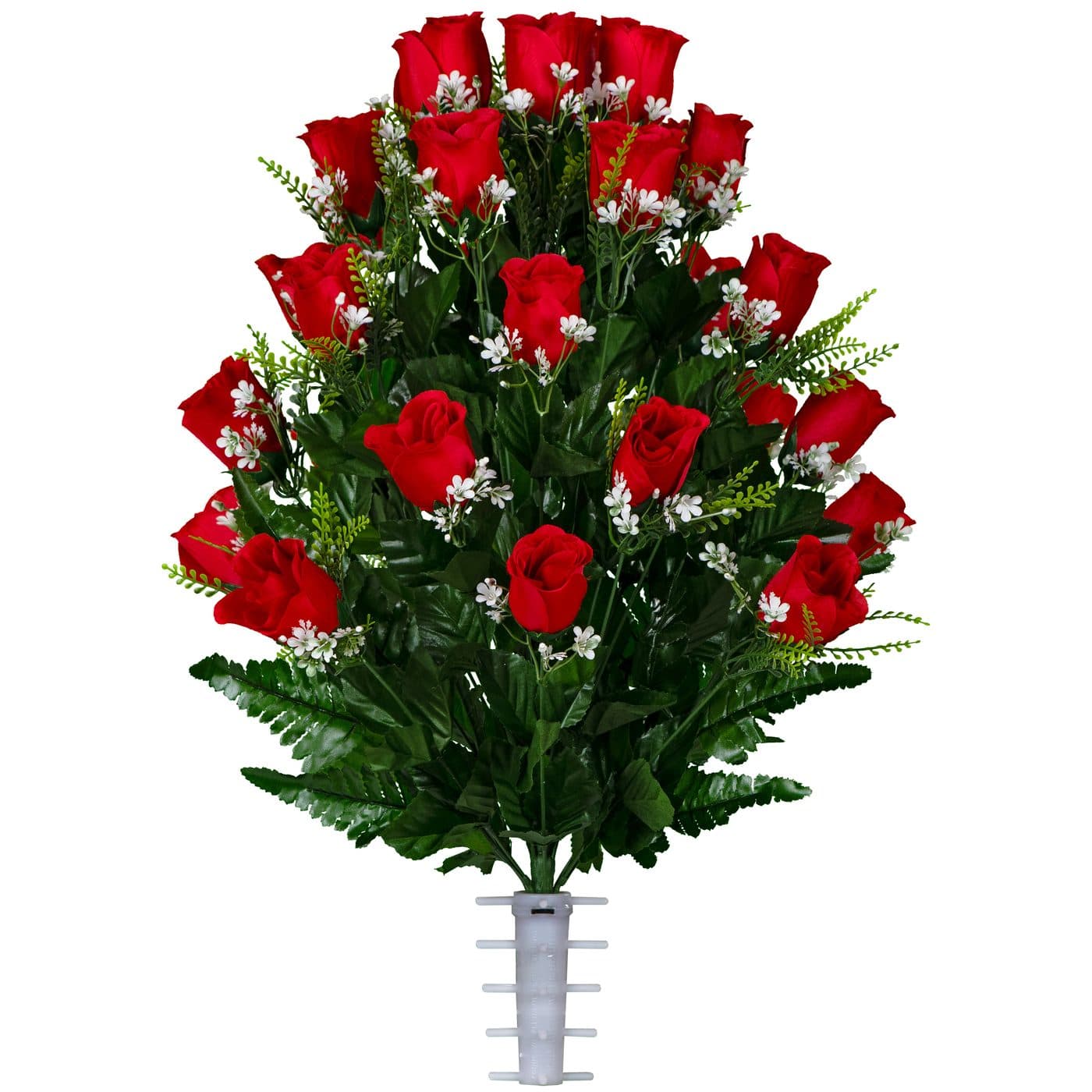 Red Roses and Baby's Breath