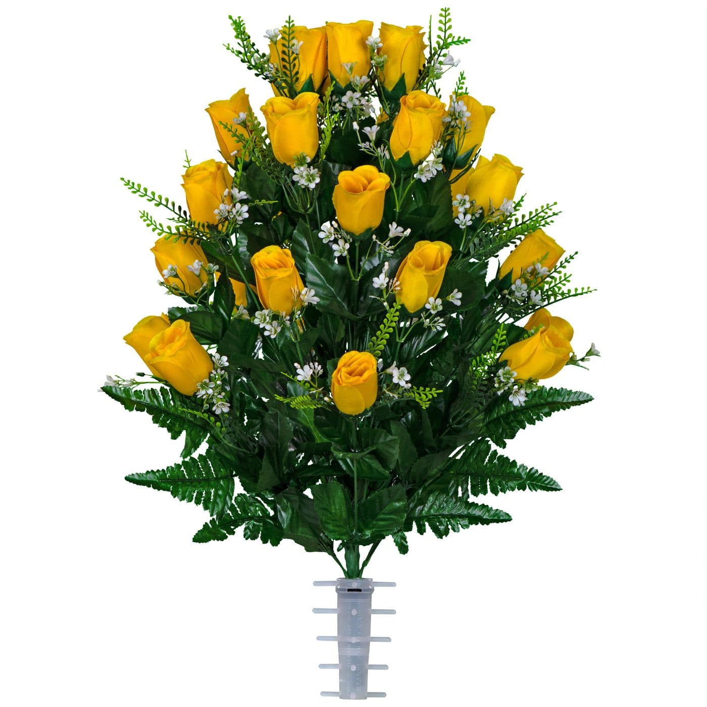 Yellow Roses with Baby's Breath