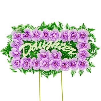 Purple Daughter Memorial Sign