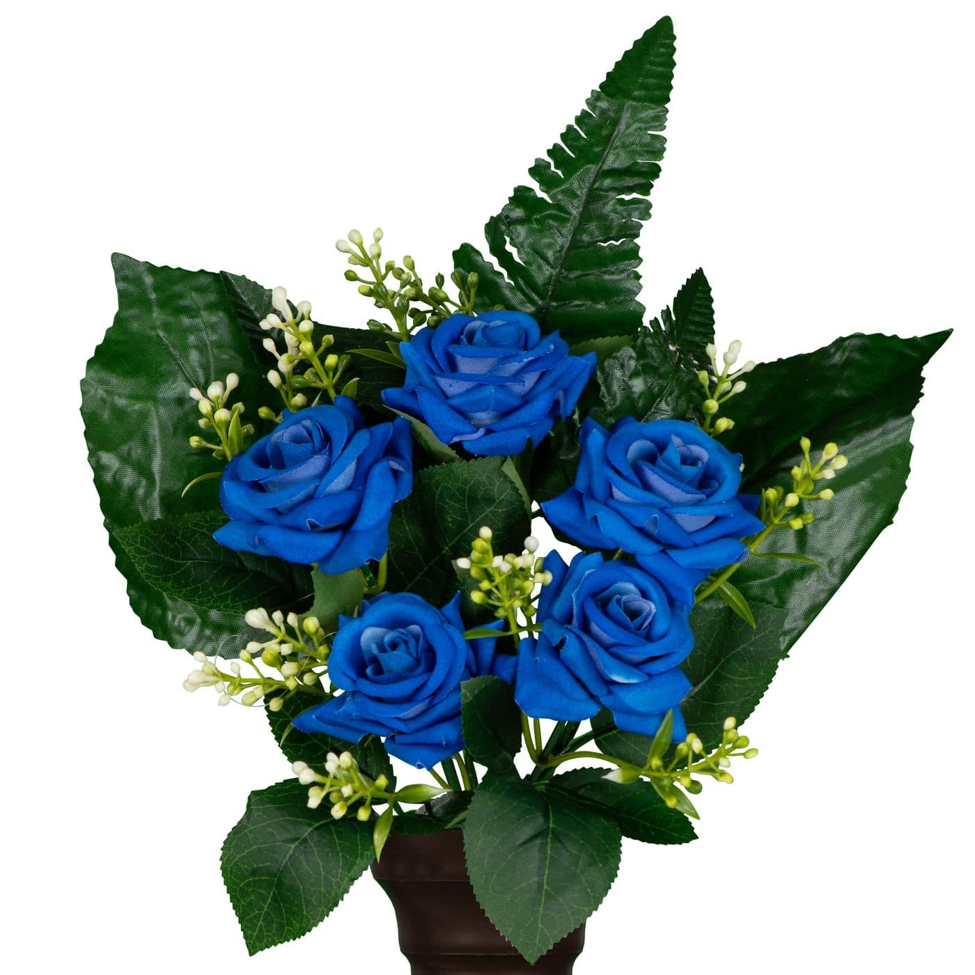 Blue Mini Open Roses