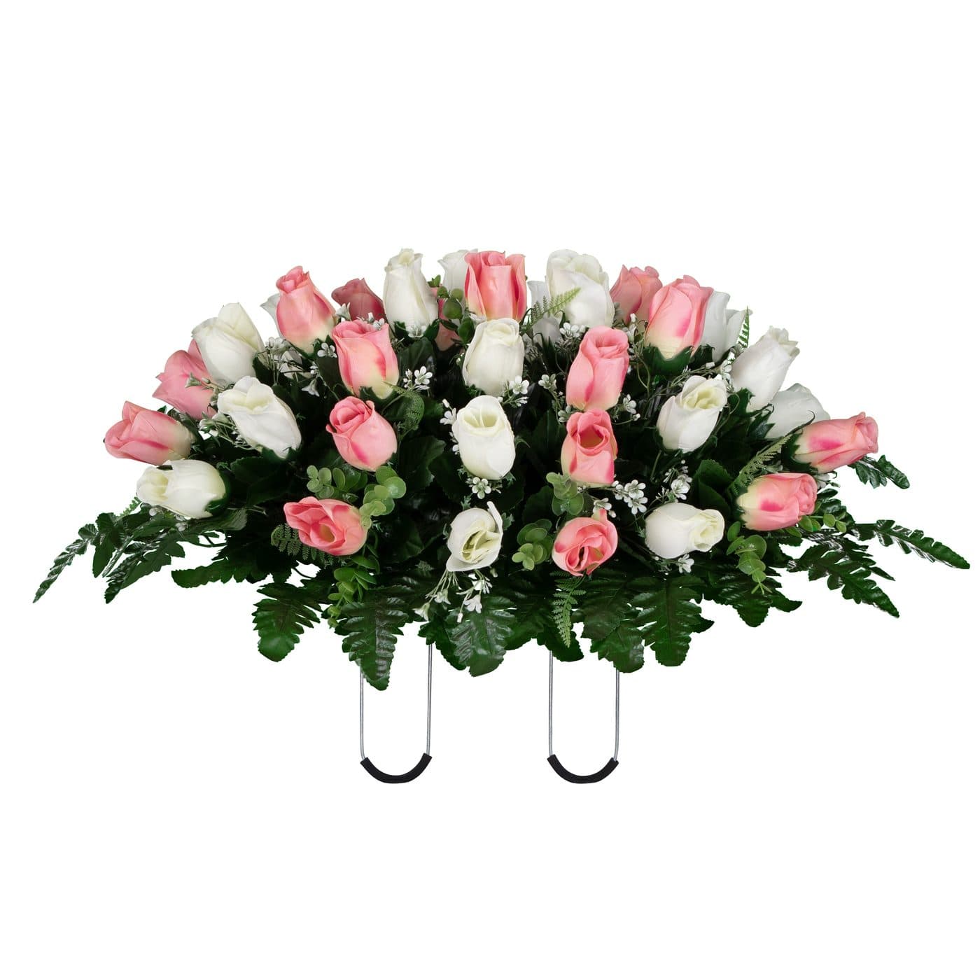Cream and Pink Rose Bud