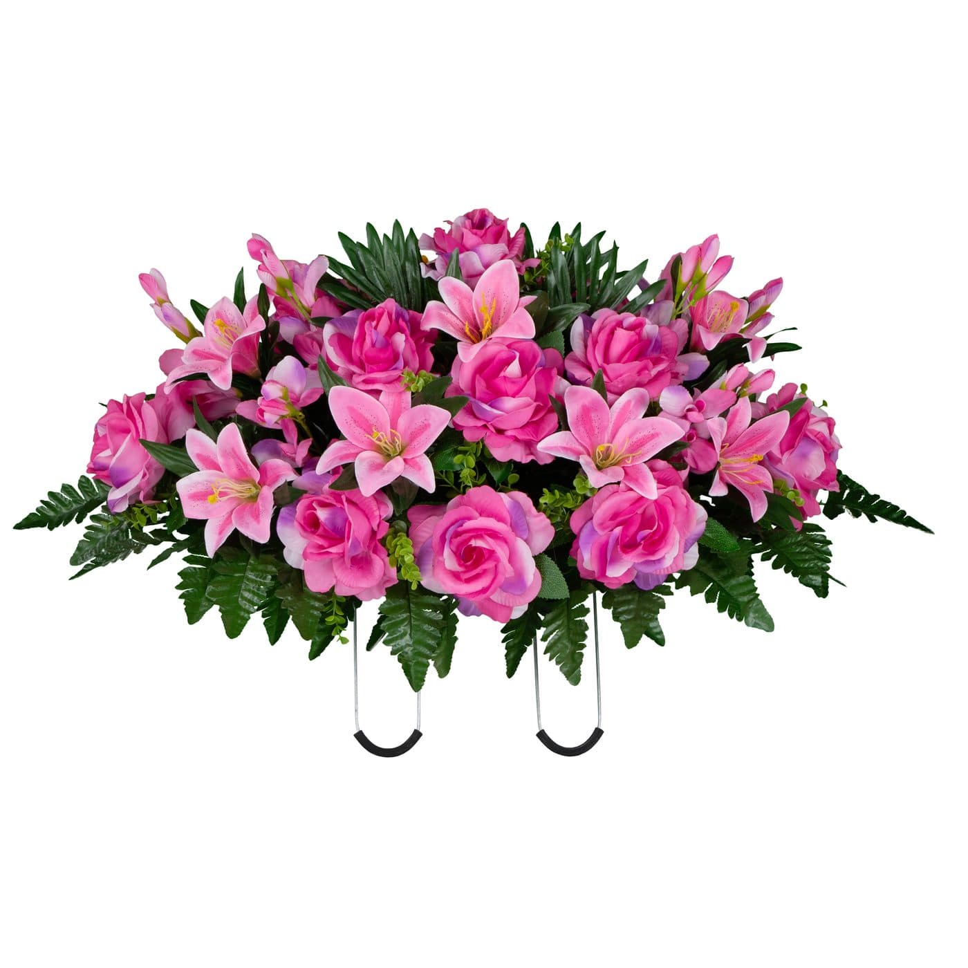 Pink Gladiolus Rose and Lily