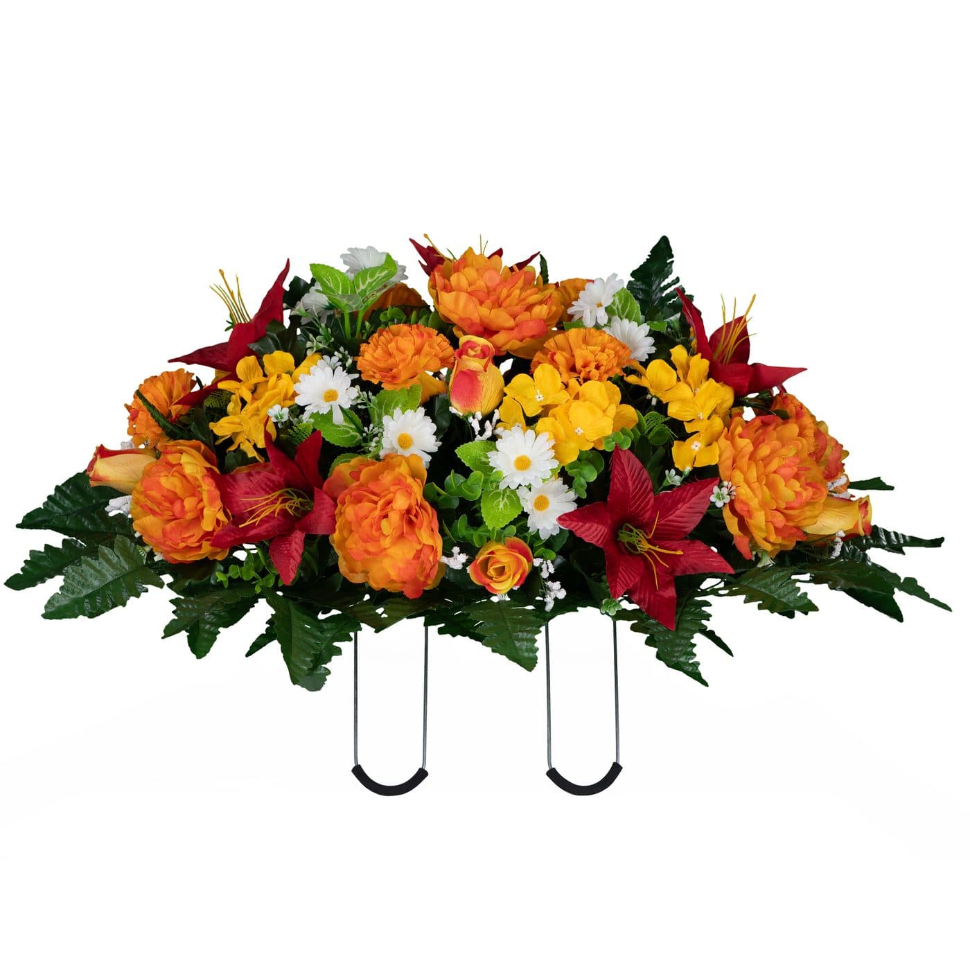 Red Lily and Sunrise Peony