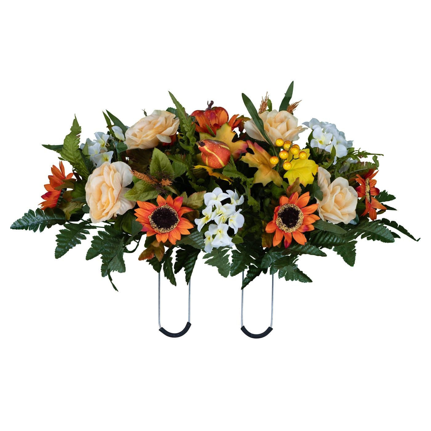 Auburn Sunflower and Pumpkin Mix Saddle
