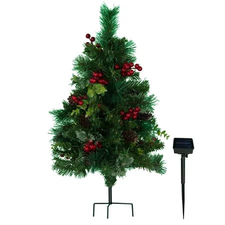 Christmas Tree with Solar Lights