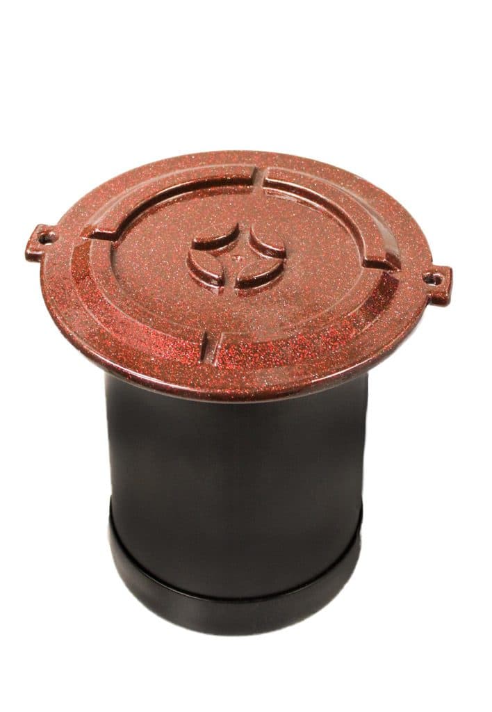 Cremation Core Hole Cover with Canister