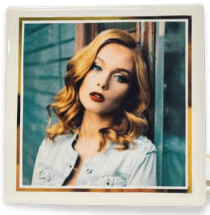 Ceramic Memorial Photo — Square, 2 x 2 inches