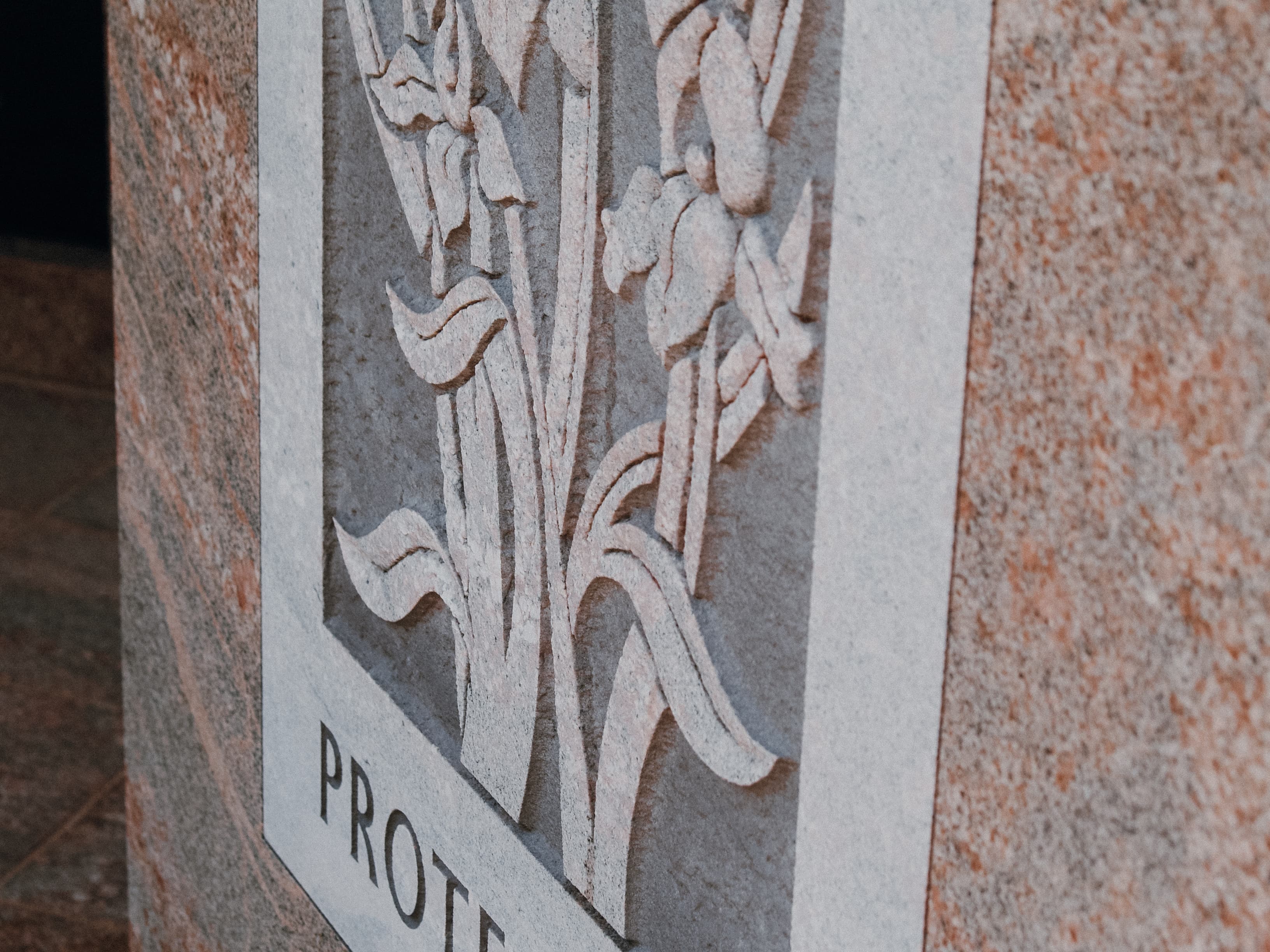 Bronze Accent Flat Marker - View 1