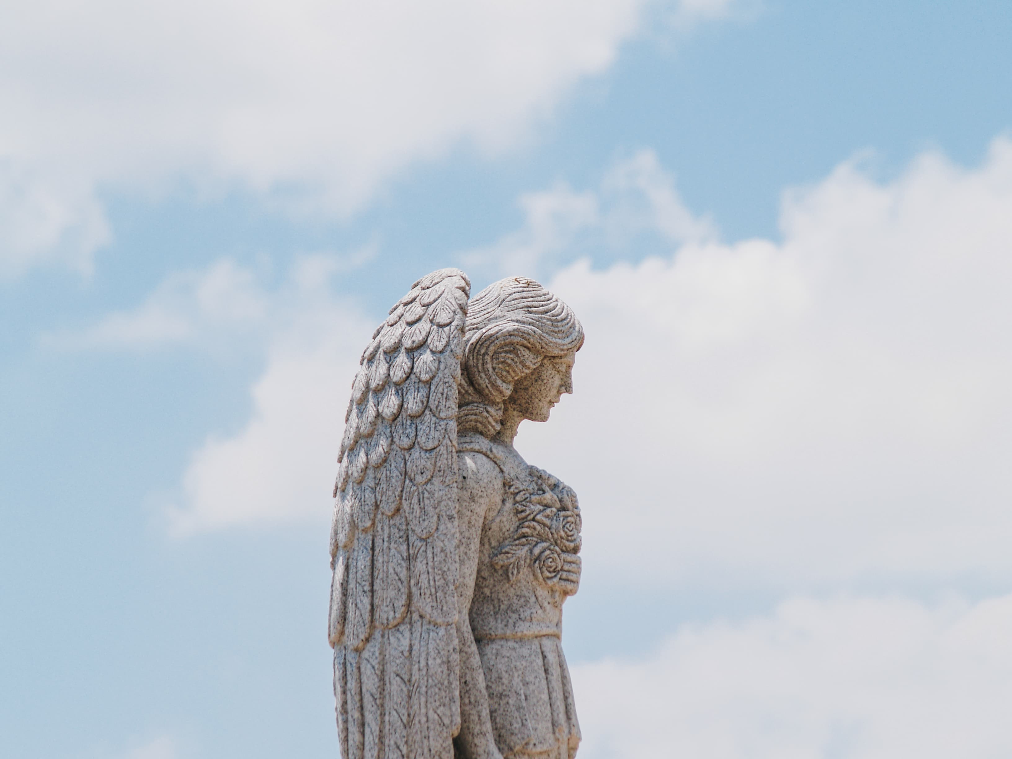 Infant Angel Flat Marker - View 1